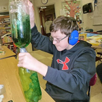 science class at the alpha school, earth science, physical science experiments